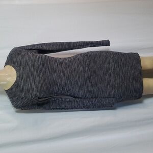 Lululemon Long Sleeve Dress in Heathered Black Gray Size 4